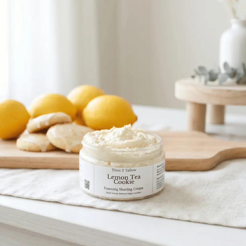 Lemon Tea Cookie Foaming Shaving Cream