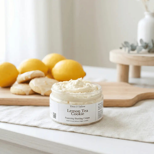 Lemon Tea Cookie Foaming Shaving Cream