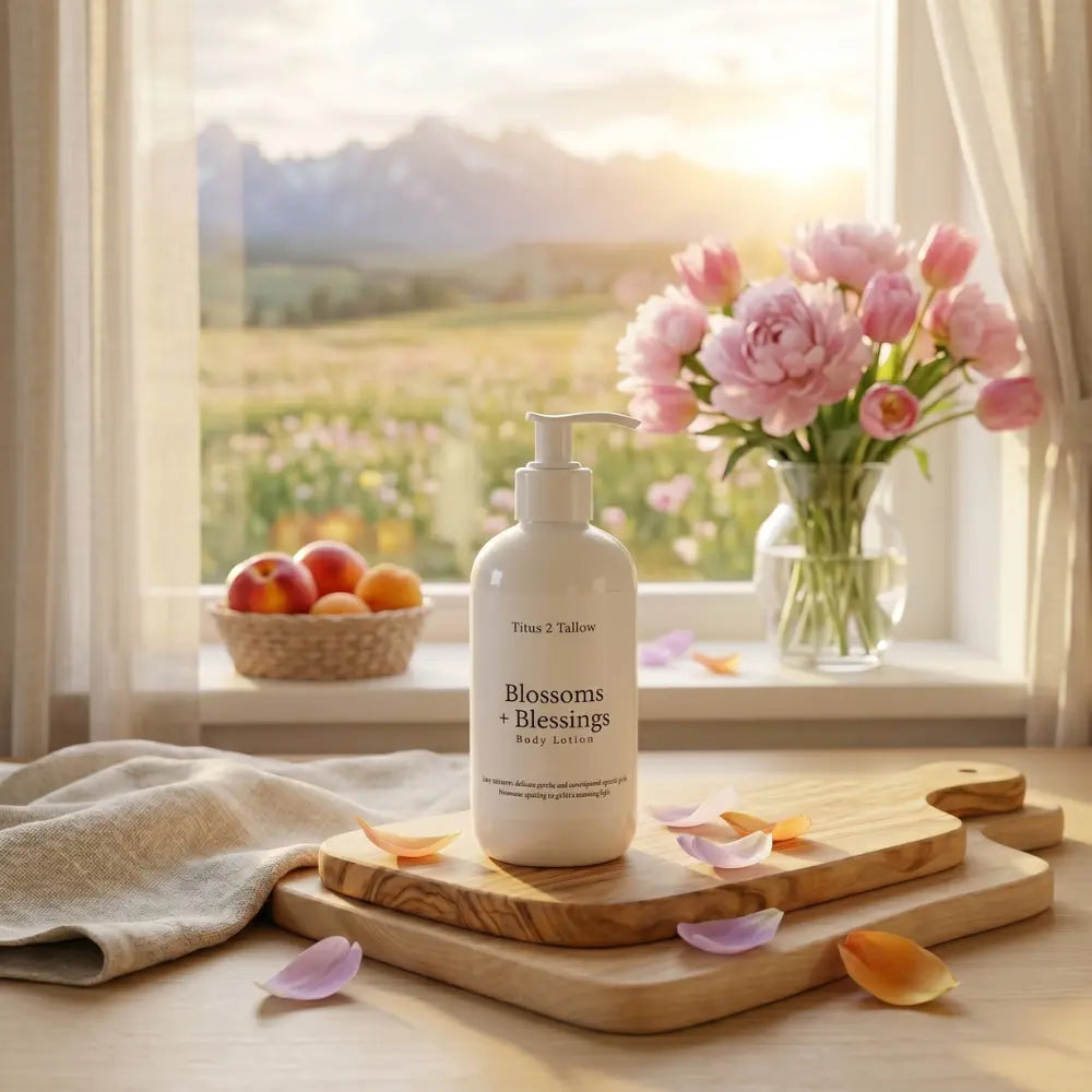 Blossoms + Blessings Body Lotion Titus 2 Tallow