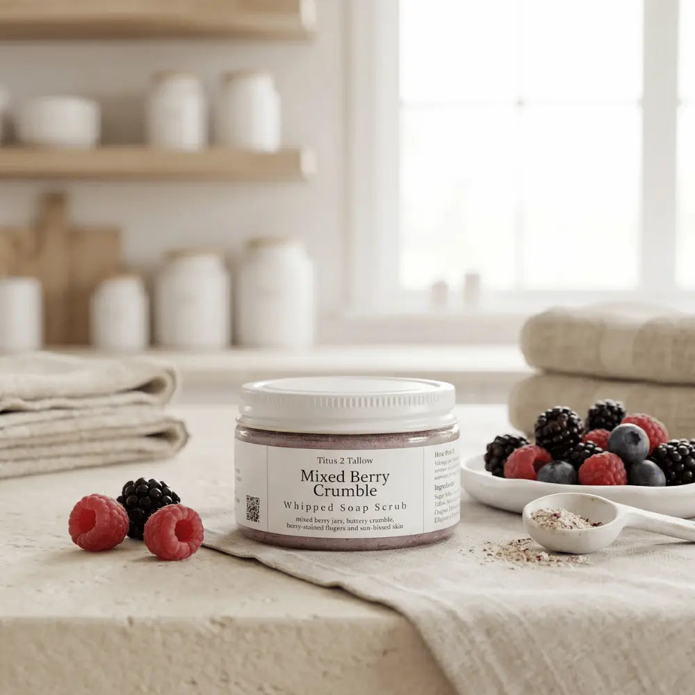 Mixed Berry Crumble Foaming Sugar Scrub