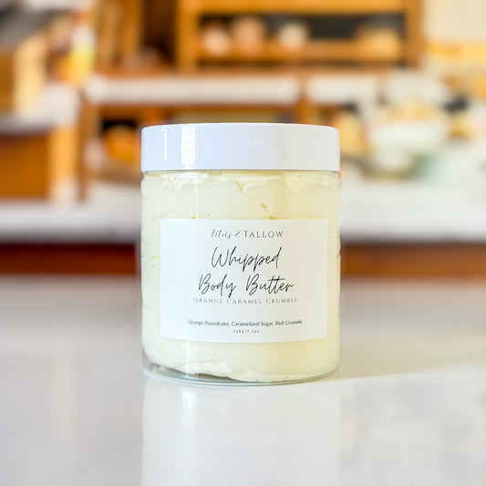 Orange Caramel Crumble Whipped Body Butter