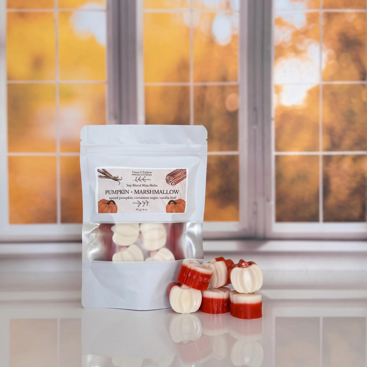 Pumpkin + Marshmallow Wax Melts | Home Fragrance