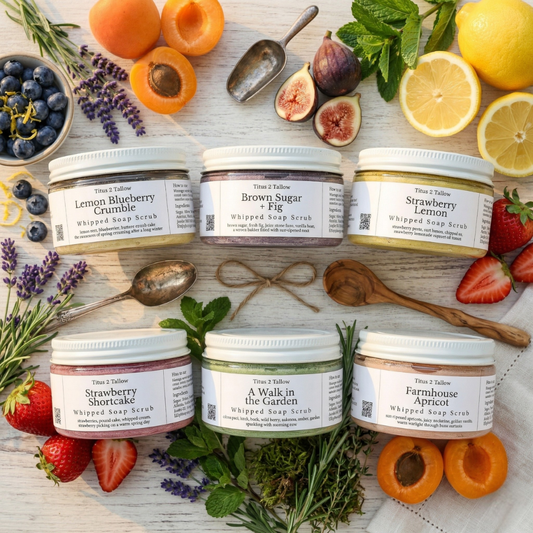 A Walk in the Garden Whipped Soap Scrub