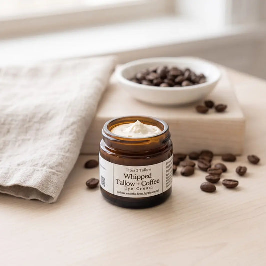 Whipped Tallow + Coffee Eye Cream
