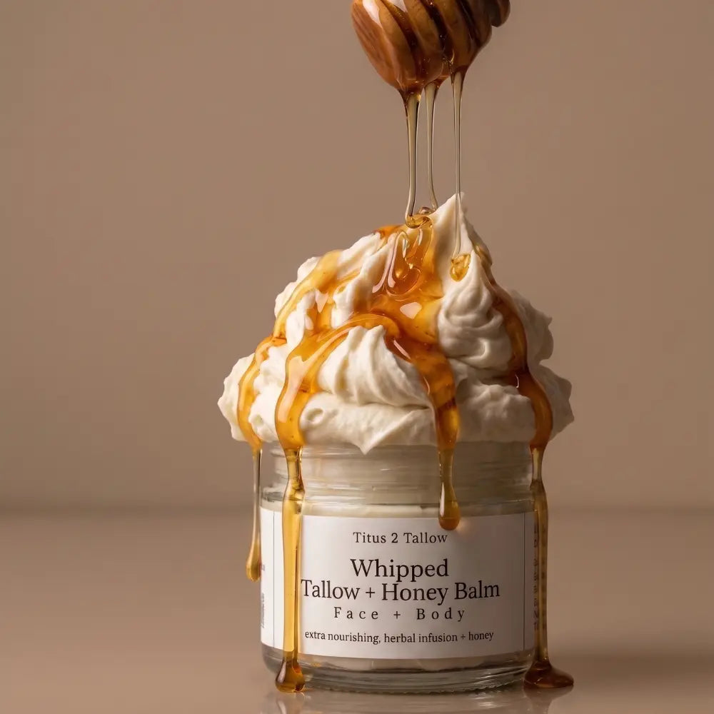 Whipped Tallow + Honey Balm | Mini Titus 2 Tallow