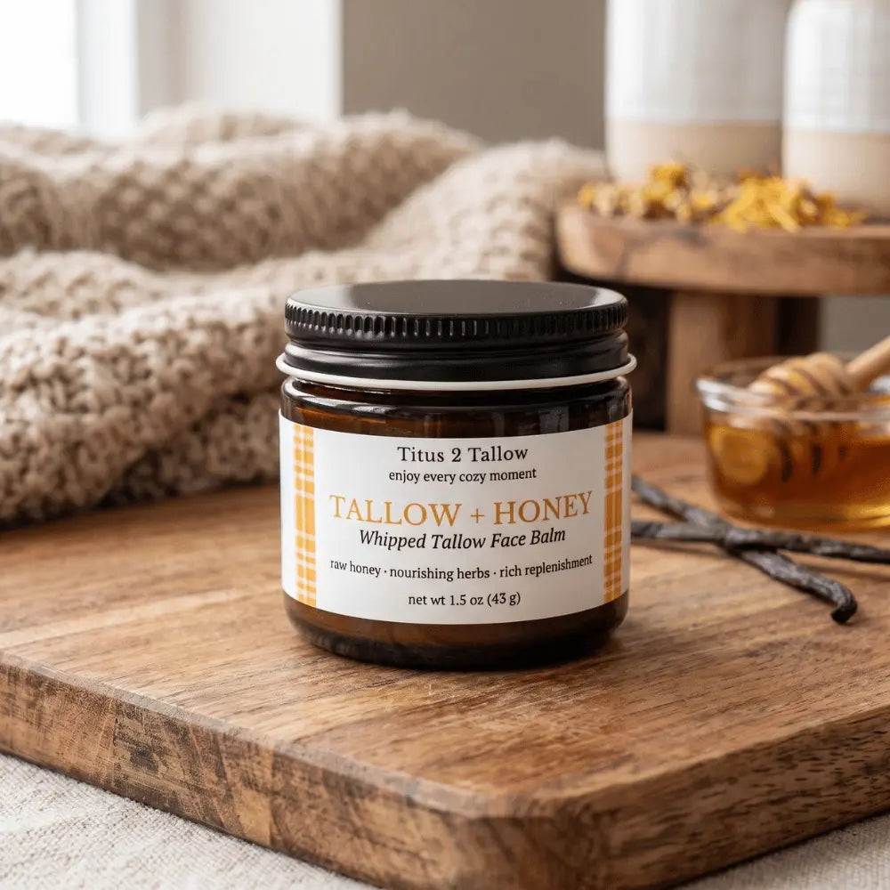 Whipped Tallow + Honey Balm Titus 2 Tallow