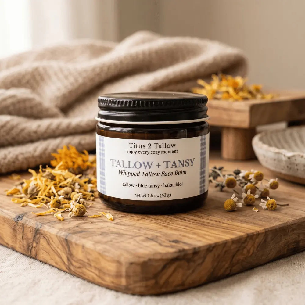 Whipped Tallow + Tansy Balm (New Formula) Titus 2 Tallow