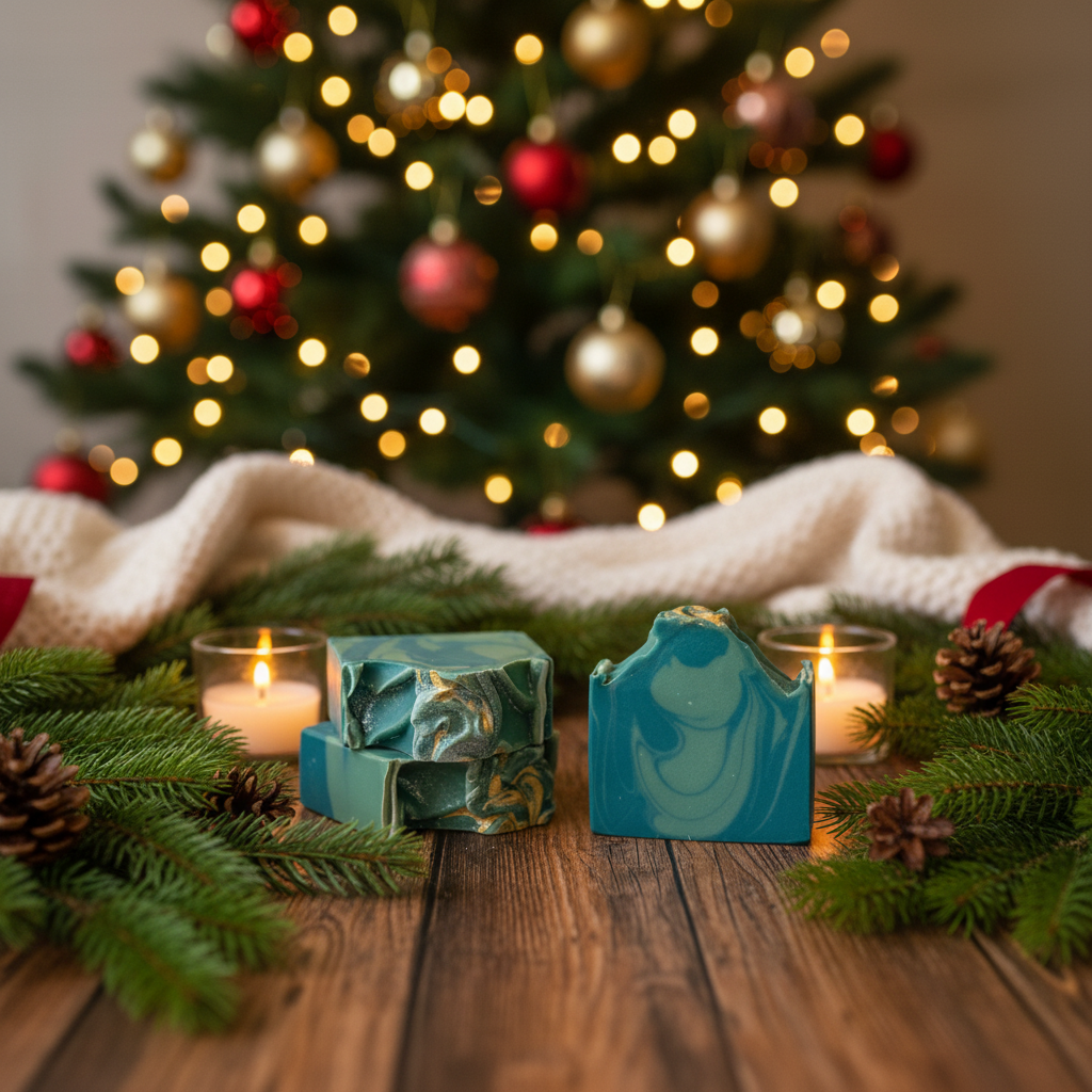 O' Christmas Tree Soap Lifestyle Background