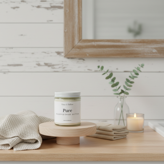 Pure Whipped Body Butter Lifestyle Background